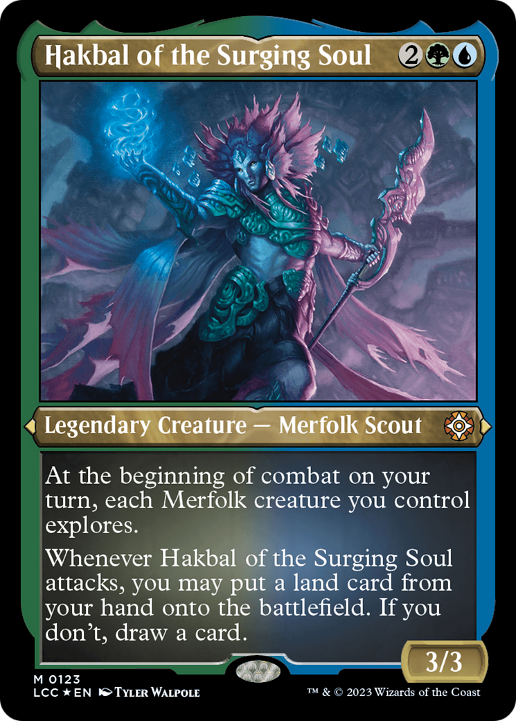Hakbal of the Surging Soul (Display Commander) [The Lost Caverns of Ixalan Commander] | Rook's Games and More