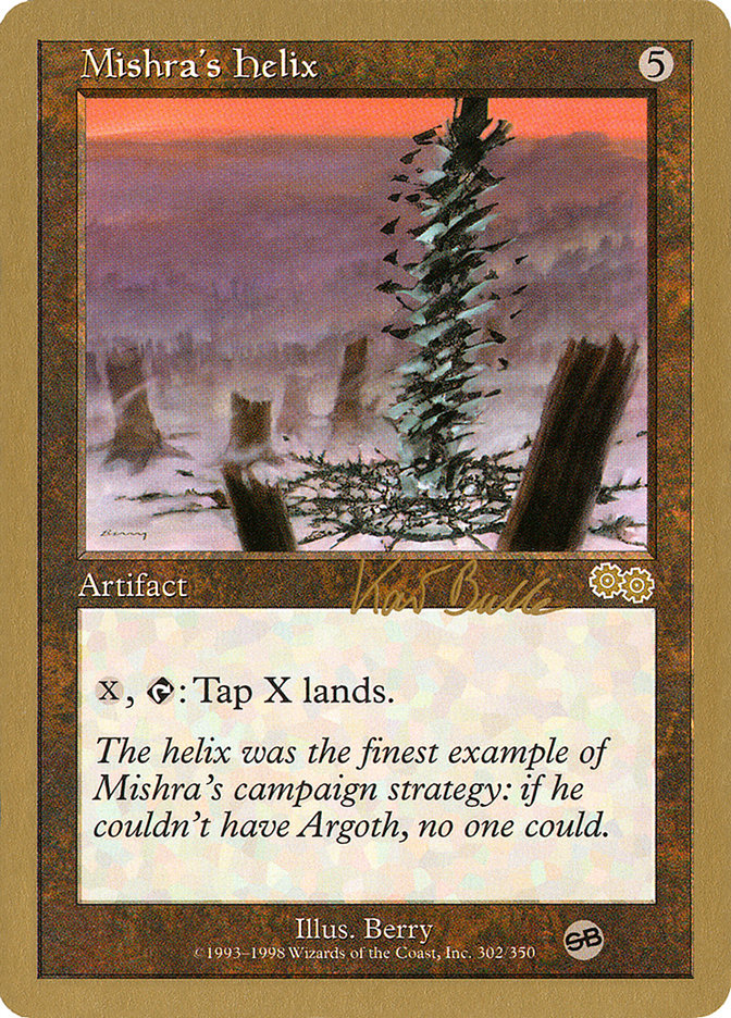 Mishra's Helix (Kai Budde) (SB) [World Championship Decks 1999] | Rook's Games and More