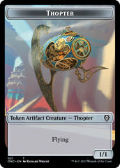 Myr // Thopter Double-Sided Token [Phyrexia: All Will Be One Commander Tokens] | Rook's Games and More