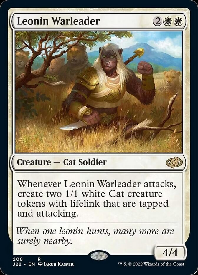 Leonin Warleader [Jumpstart 2022] | Rook's Games and More