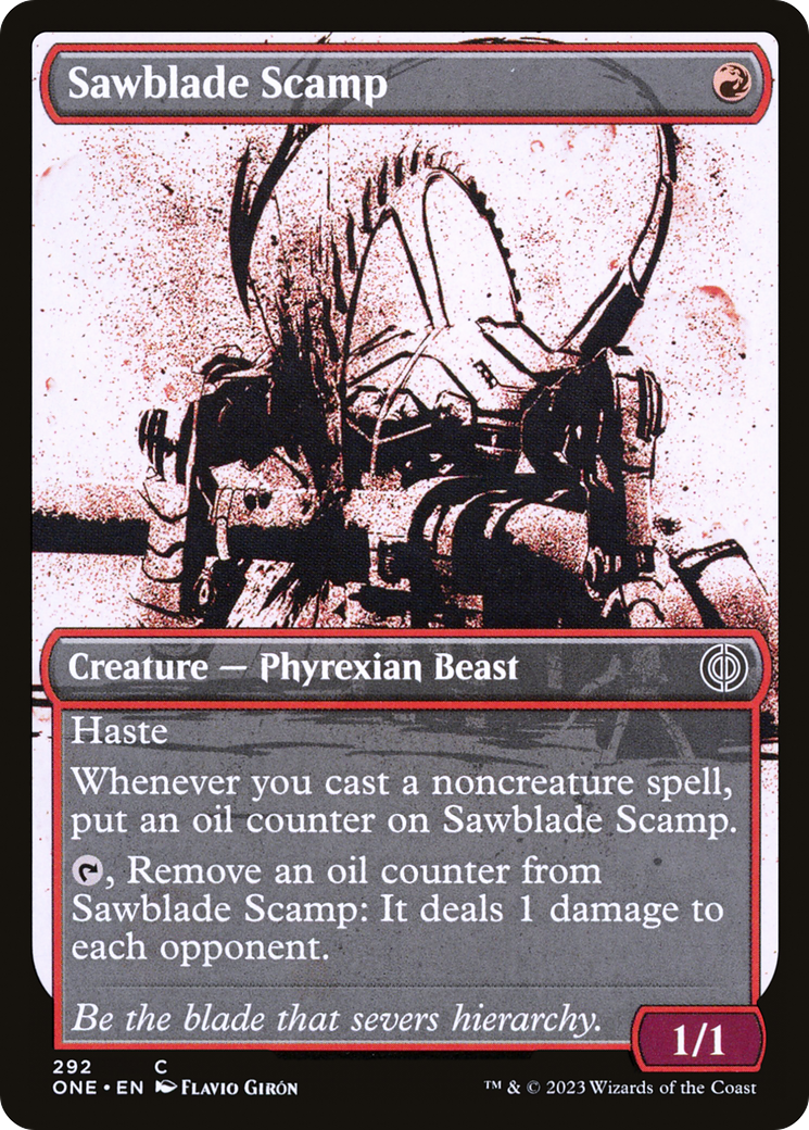 Sawblade Scamp (Showcase Ichor) [Phyrexia: All Will Be One] | Rook's Games and More