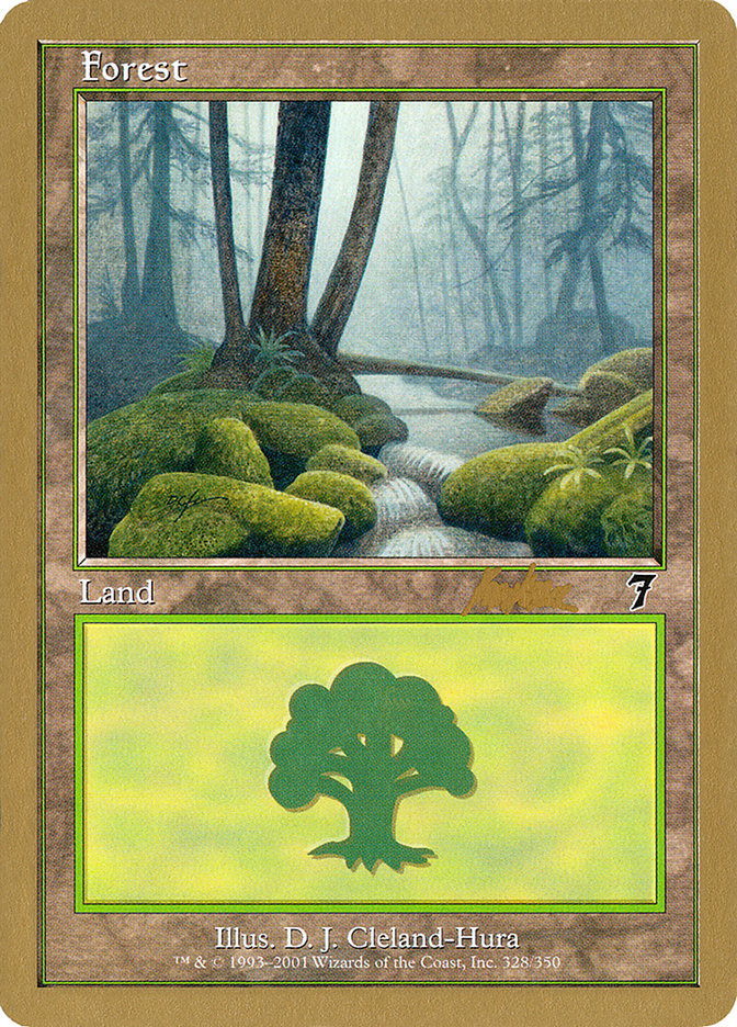 Forest (328) (Brian Kibler) [World Championship Decks 2002] | Rook's Games and More