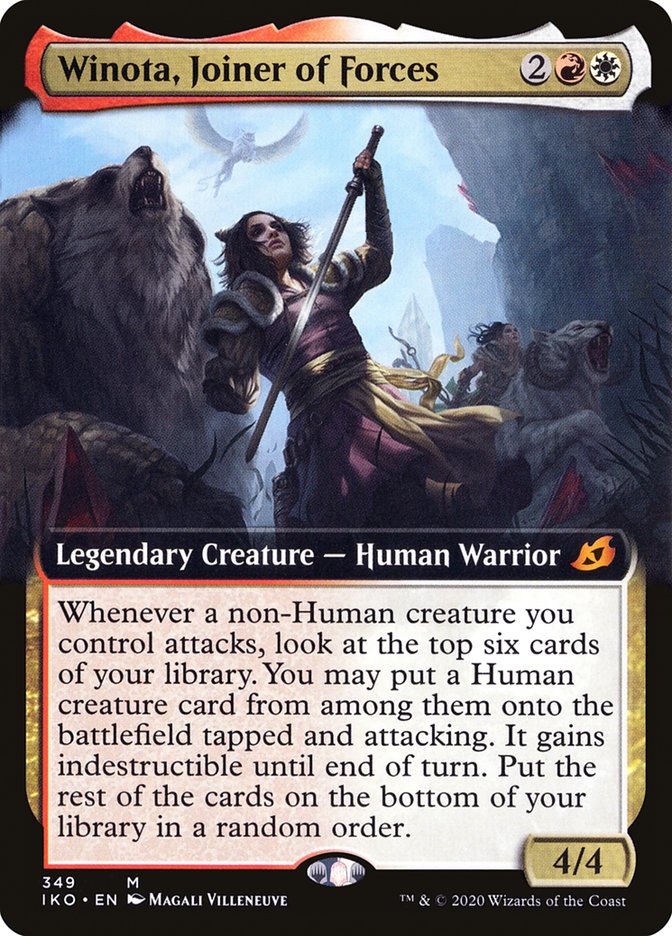 Winota, Joiner of Forces (Extended Art) [Ikoria: Lair of Behemoths] | Rook's Games and More