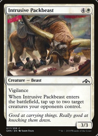 Intrusive Packbeast [Guilds of Ravnica] | Rook's Games and More
