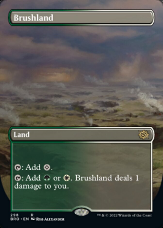 Brushland (Borderless Alternate Art) [The Brothers' War] | Rook's Games and More