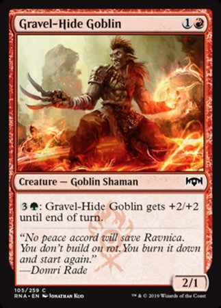 Gravel-Hide Goblin [Ravnica Allegiance] | Rook's Games and More