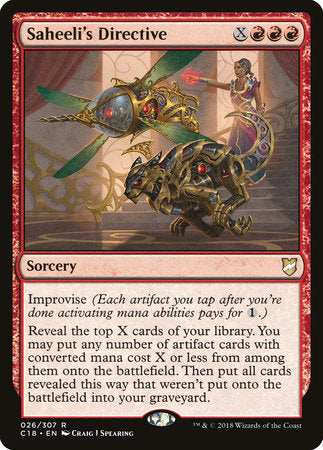 Saheeli's Directive [Commander 2018] | Rook's Games and More