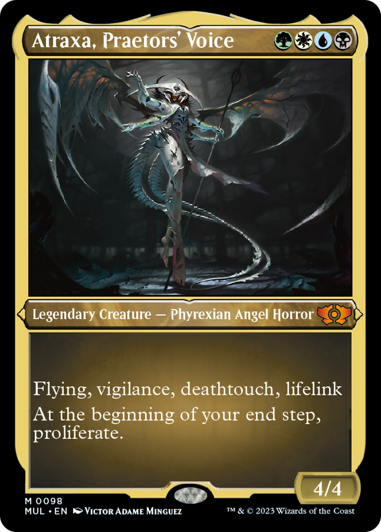 Atraxa, Praetors' Voice (Foil Etched) [Multiverse Legends] | Rook's Games and More