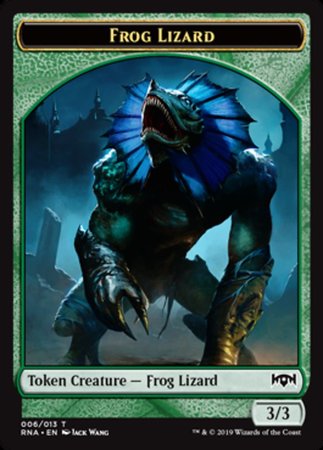 Frog Lizard Token [Ravnica Allegiance Tokens] | Rook's Games and More