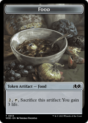 Mouse // Food (0013) Double-Sided Token [Wilds of Eldraine Tokens] | Rook's Games and More