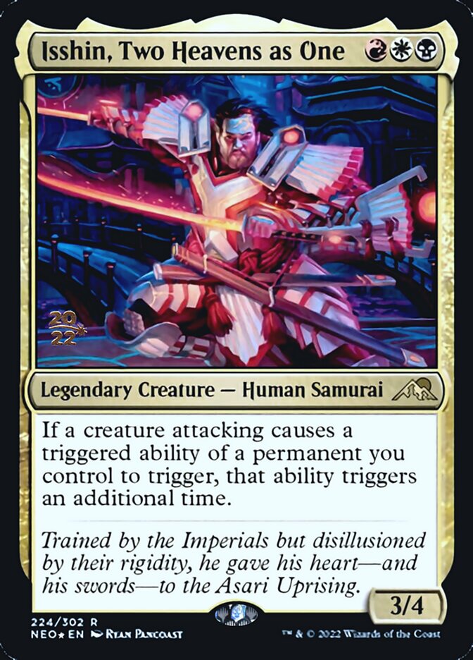 Isshin, Two Heavens as One [Kamigawa: Neon Dynasty Prerelease Promos] | Rook's Games and More