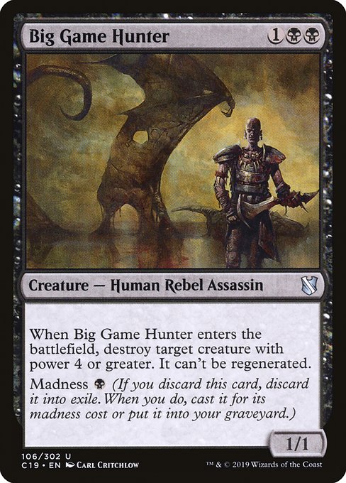 Big Game Hunter [Commander 2019] | Rook's Games and More