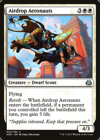 Airdrop Aeronauts [Aether Revolt] | Rook's Games and More