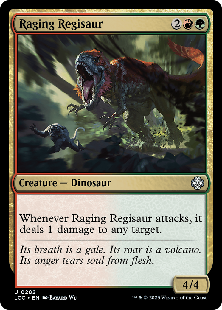 Raging Regisaur [The Lost Caverns of Ixalan Commander] | Rook's Games and More