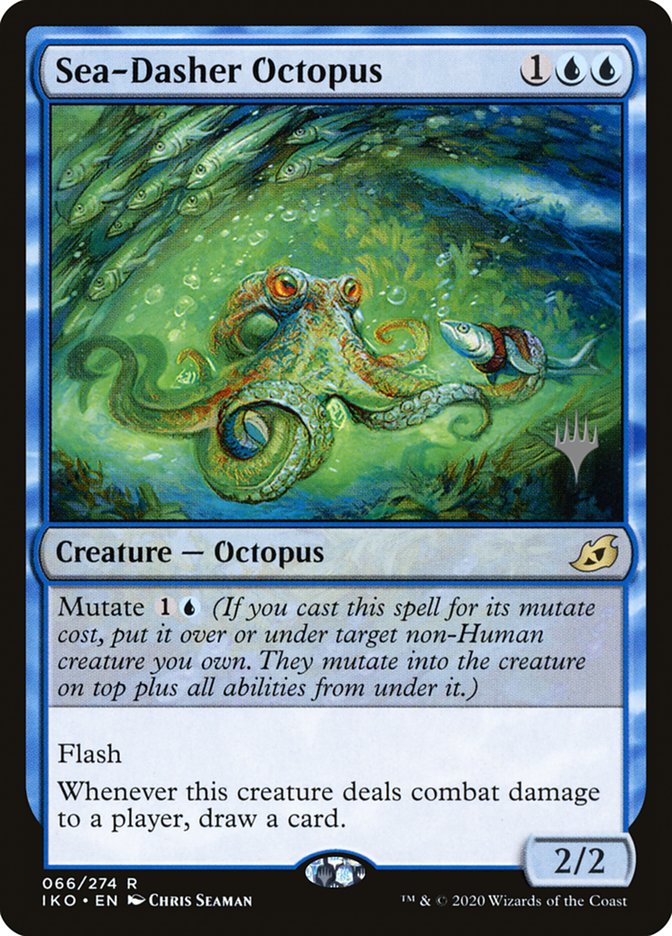 Sea-Dasher Octopus (Promo Pack) [Ikoria: Lair of Behemoths Promos] | Rook's Games and More