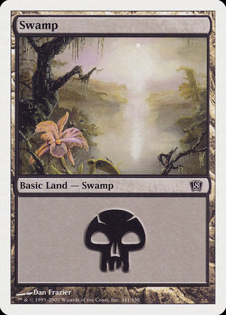 Swamp (341) [Eighth Edition] | Rook's Games and More