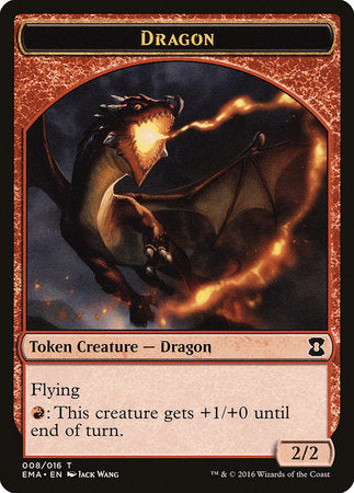 Dragon Token [Eternal Masters Tokens] | Rook's Games and More