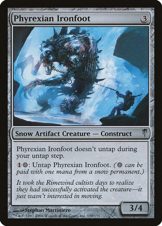 Phyrexian Ironfoot [Coldsnap] | Rook's Games and More