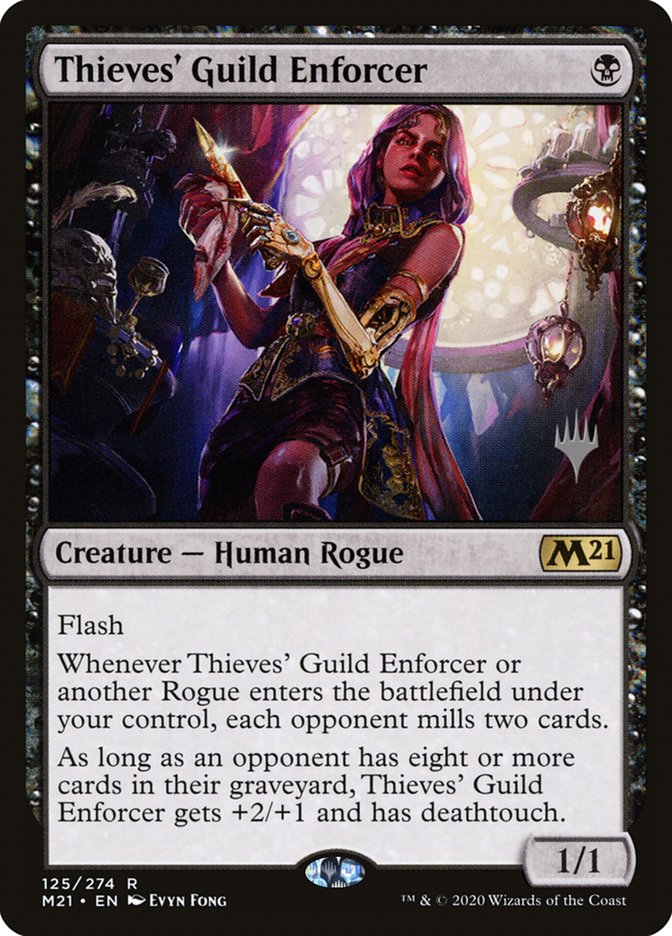 Thieves' Guild Enforcer (Promo Pack) [Core Set 2021 Promos] | Rook's Games and More