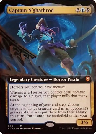 Captain N'ghathrod (Extended Art) [Commander Legends: Battle for Baldur's Gate] | Rook's Games and More