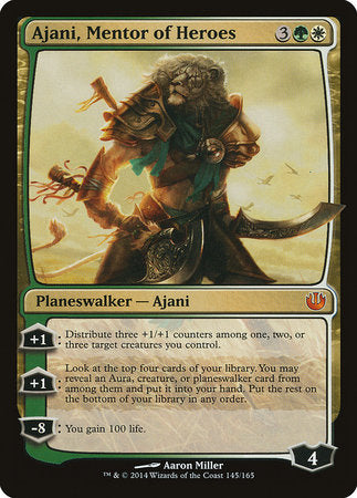 Ajani, Mentor of Heroes [Journey into Nyx] | Rook's Games and More