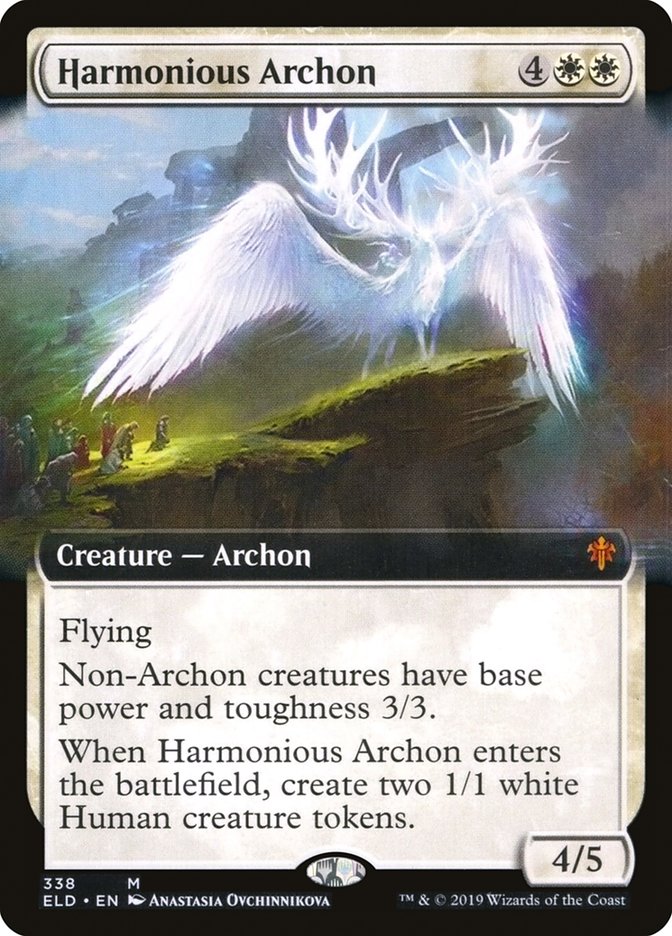 Harmonious Archon (Extended Art) [Throne of Eldraine] | Rook's Games and More