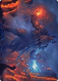 Aegar, the Freezing Flame Art Card [Kaldheim: Art Series] | Rook's Games and More