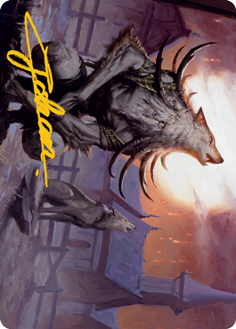 Lord of the Ulvenwald Art Card (Gold-Stamped Signature) [Innistrad: Midnight Hunt Art Series] | Rook's Games and More