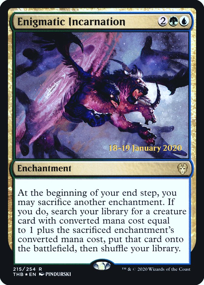 Enigmatic Incarnation [Theros Beyond Death Prerelease Promos] | Rook's Games and More