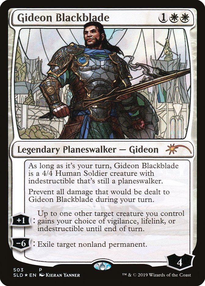 Gideon Blackblade (Stained Glass) [Secret Lair Drop Promos] | Rook's Games and More