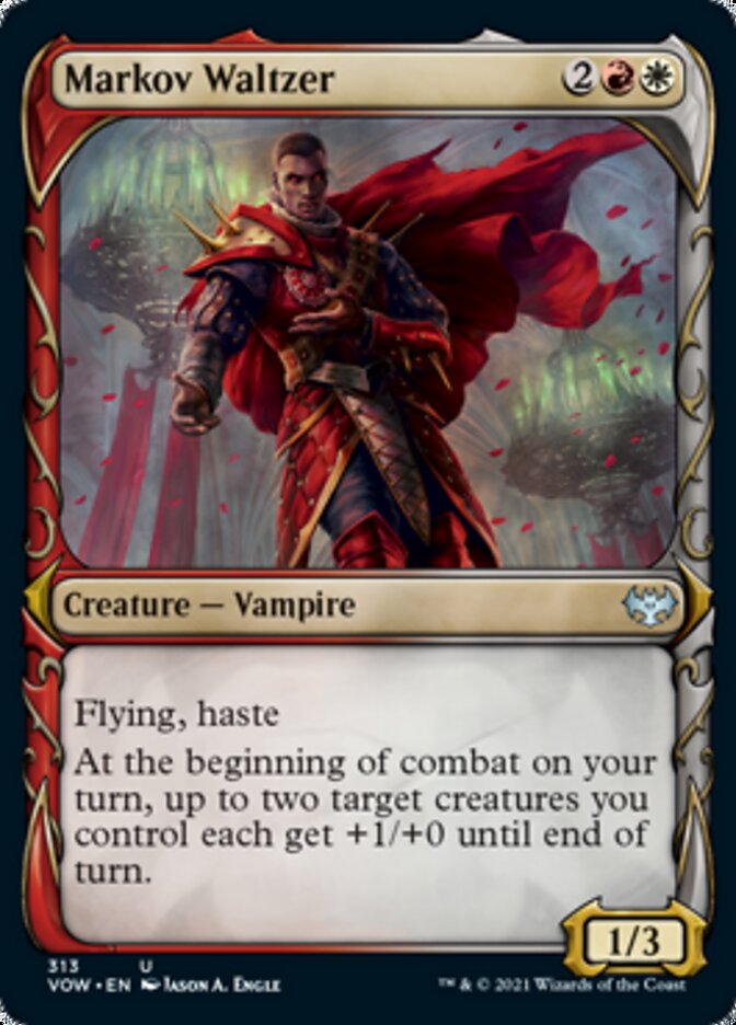 Markov Waltzer (Showcase Fang Frame) [Innistrad: Crimson Vow] | Rook's Games and More