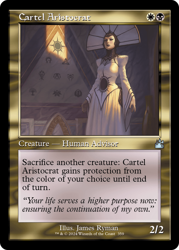 Cartel Aristocrat (Retro Frame) [Ravnica Remastered] | Rook's Games and More