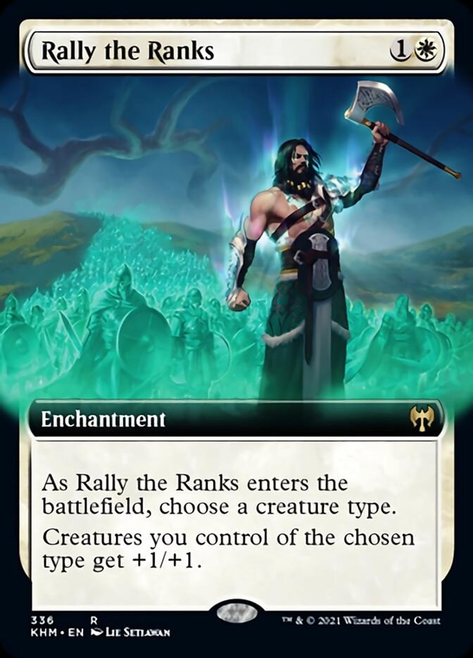 Rally the Ranks (Extended Art) [Kaldheim] | Rook's Games and More