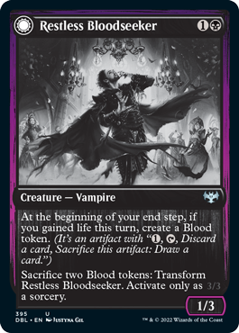 Restless Bloodseeker // Bloodsoaked Reveler [Innistrad: Double Feature] | Rook's Games and More