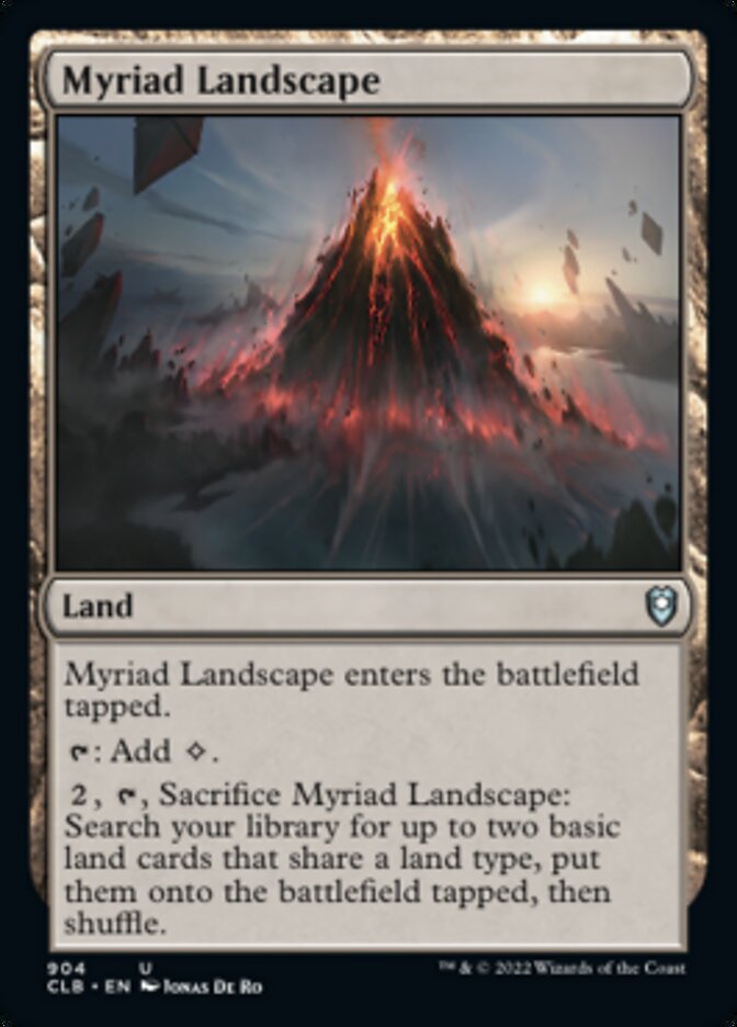 Myriad Landscape [Commander Legends: Battle for Baldur's Gate] | Rook's Games and More
