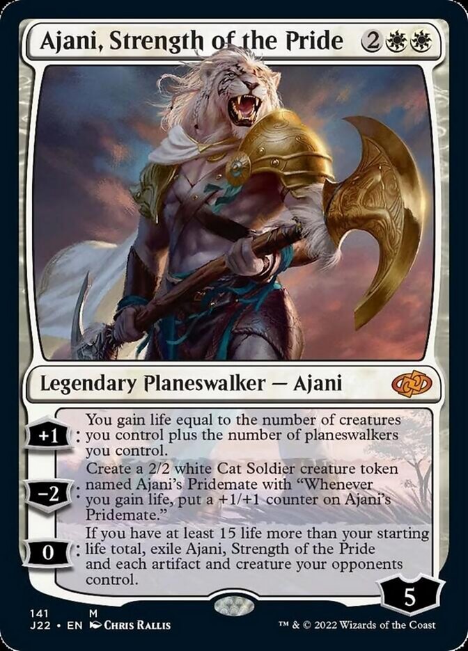 Ajani, Strength of the Pride [Jumpstart 2022] | Rook's Games and More