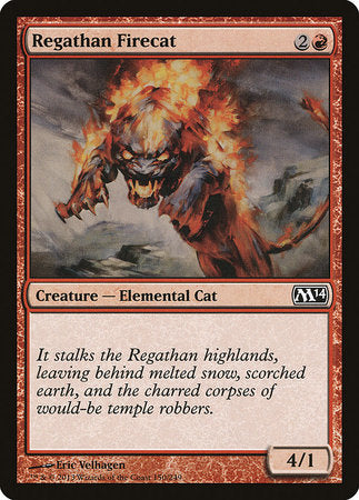 Regathan Firecat [Magic 2014] | Rook's Games and More