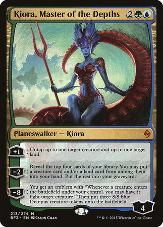 Kiora, Master of the Depths [Battle for Zendikar] | Rook's Games and More