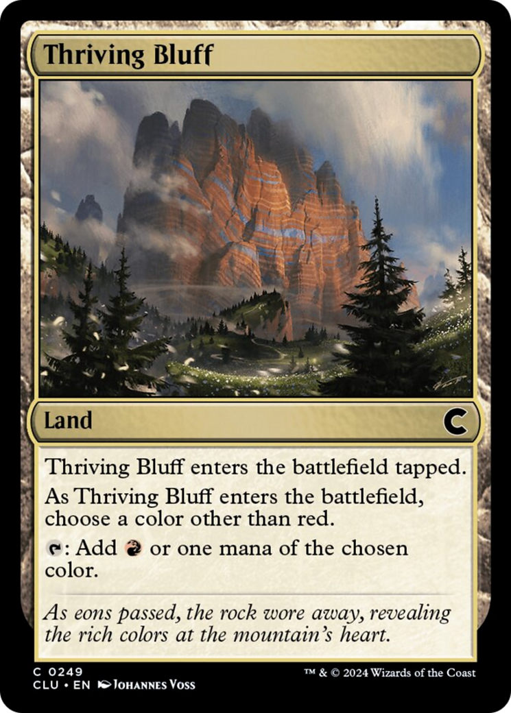 Thriving Bluff [Ravnica: Clue Edition] | Rook's Games and More