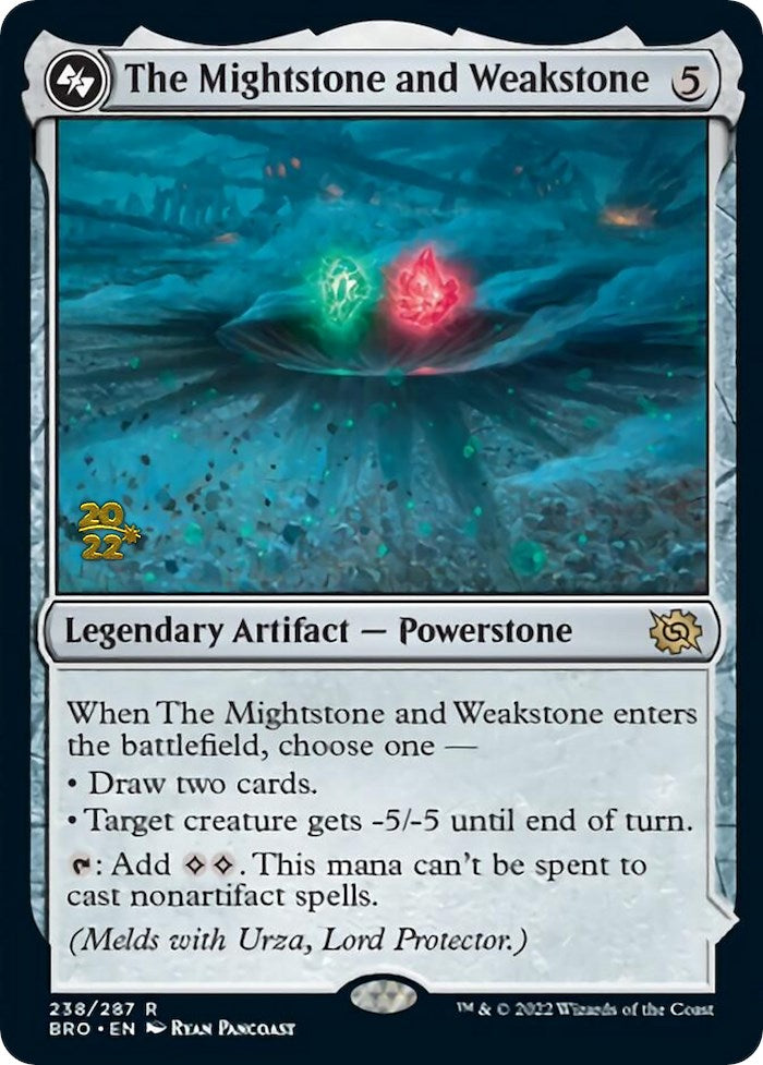 The Mightstone and Weakstone [The Brothers' War: Prerelease Promos] | Rook's Games and More