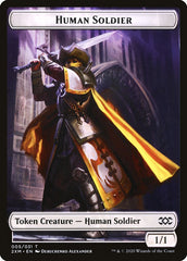 Human Soldier Token [Double Masters] | Rook's Games and More