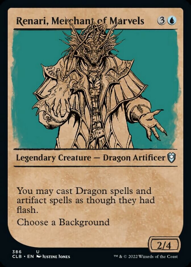Renari, Merchant of Marvels (Showcase) [Commander Legends: Battle for Baldur's Gate] | Rook's Games and More