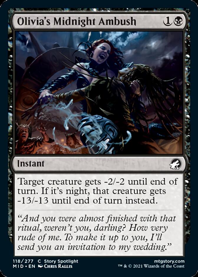 Olivia's Midnight Ambush [Innistrad: Midnight Hunt] | Rook's Games and More