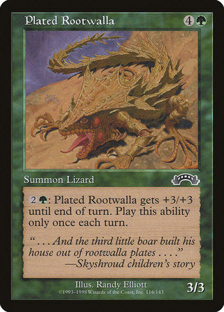 Plated Rootwalla [Exodus] | Rook's Games and More