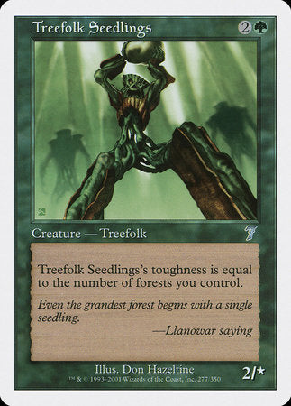 Treefolk Seedlings [Seventh Edition] | Rook's Games and More