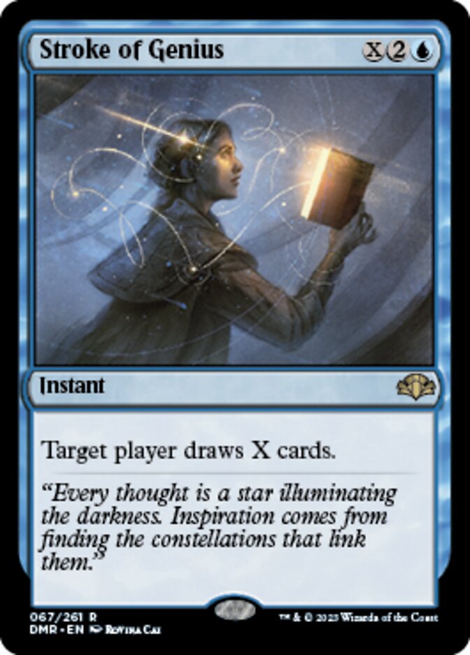 Stroke of Genius [Dominaria Remastered] | Rook's Games and More