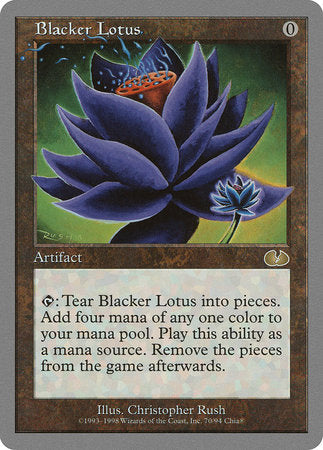 Blacker Lotus [Unglued] | Rook's Games and More