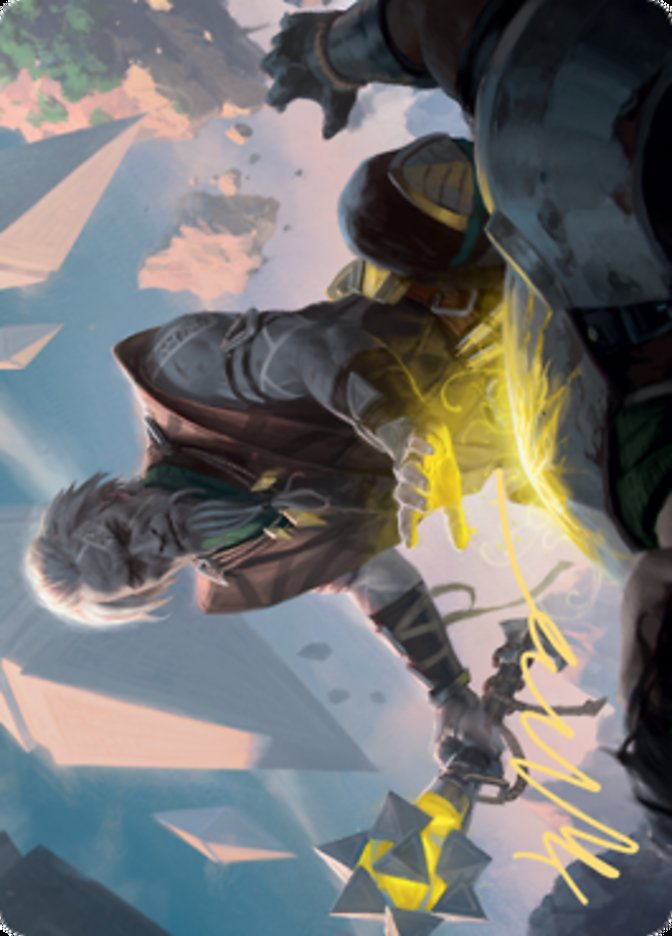 Expedition Healer Art Card (Gold-Stamped Signature) [Zendikar Rising Art Series] | Rook's Games and More