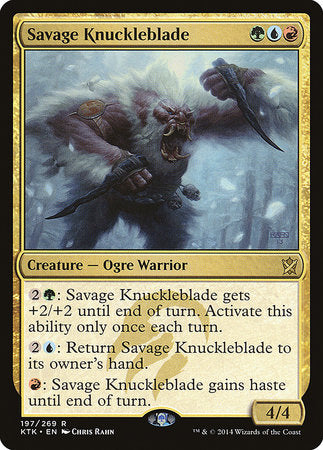 Savage Knuckleblade [Khans of Tarkir] | Rook's Games and More