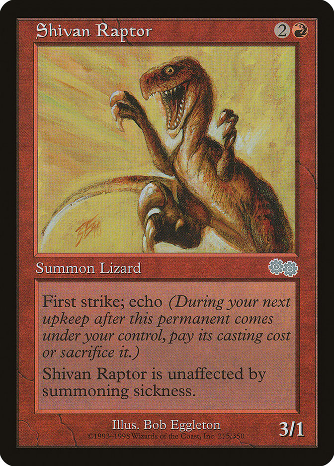 Shivan Raptor [Urza's Saga] | Rook's Games and More